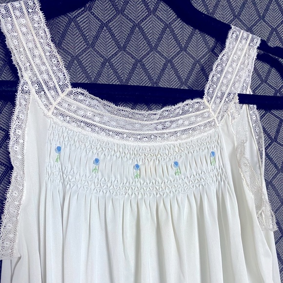 Windy Rose Other - Vintage nightgown pale blue long sleeveless